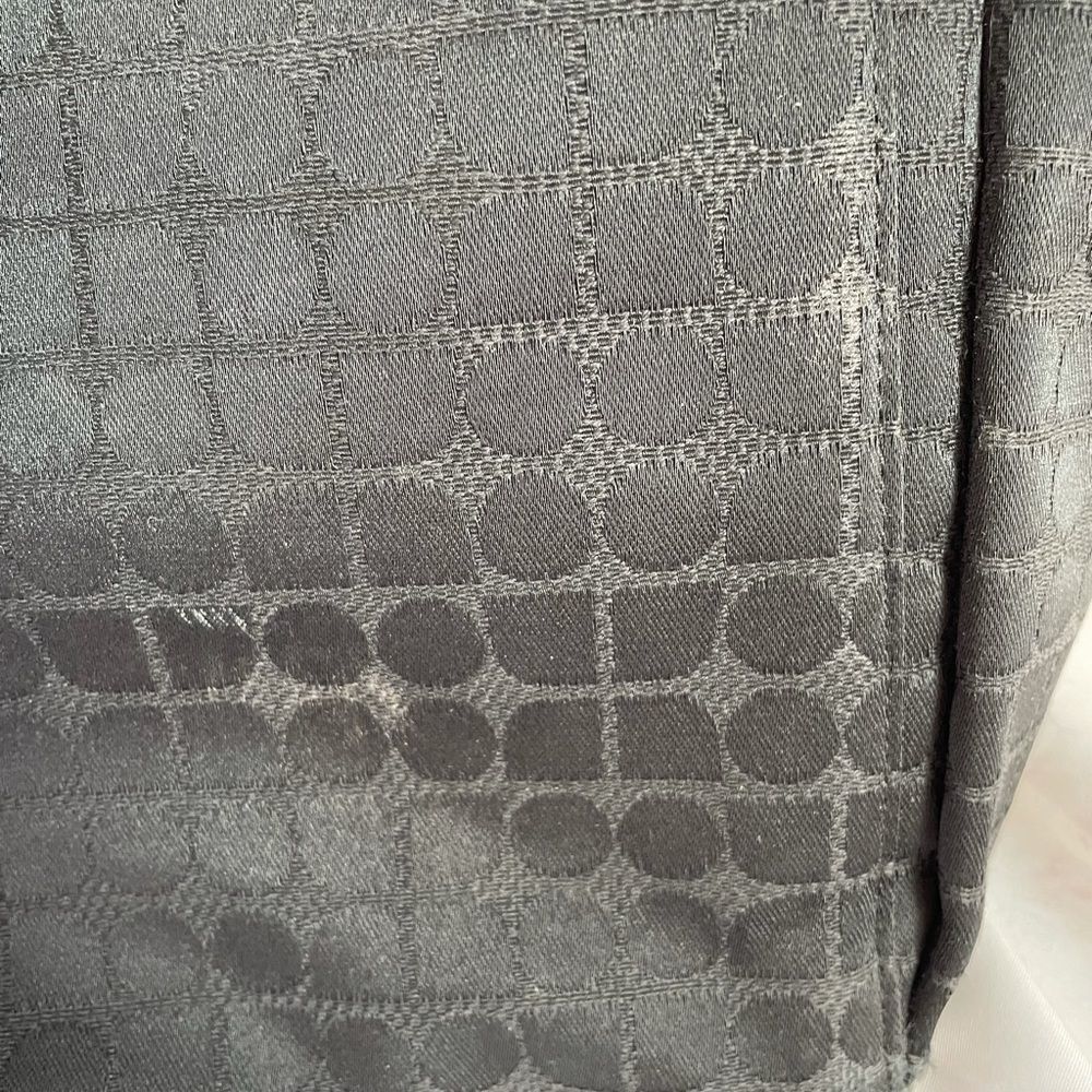 Kate Spade Black Polka Dot Large Fabric Tote - Picture 10 of 14